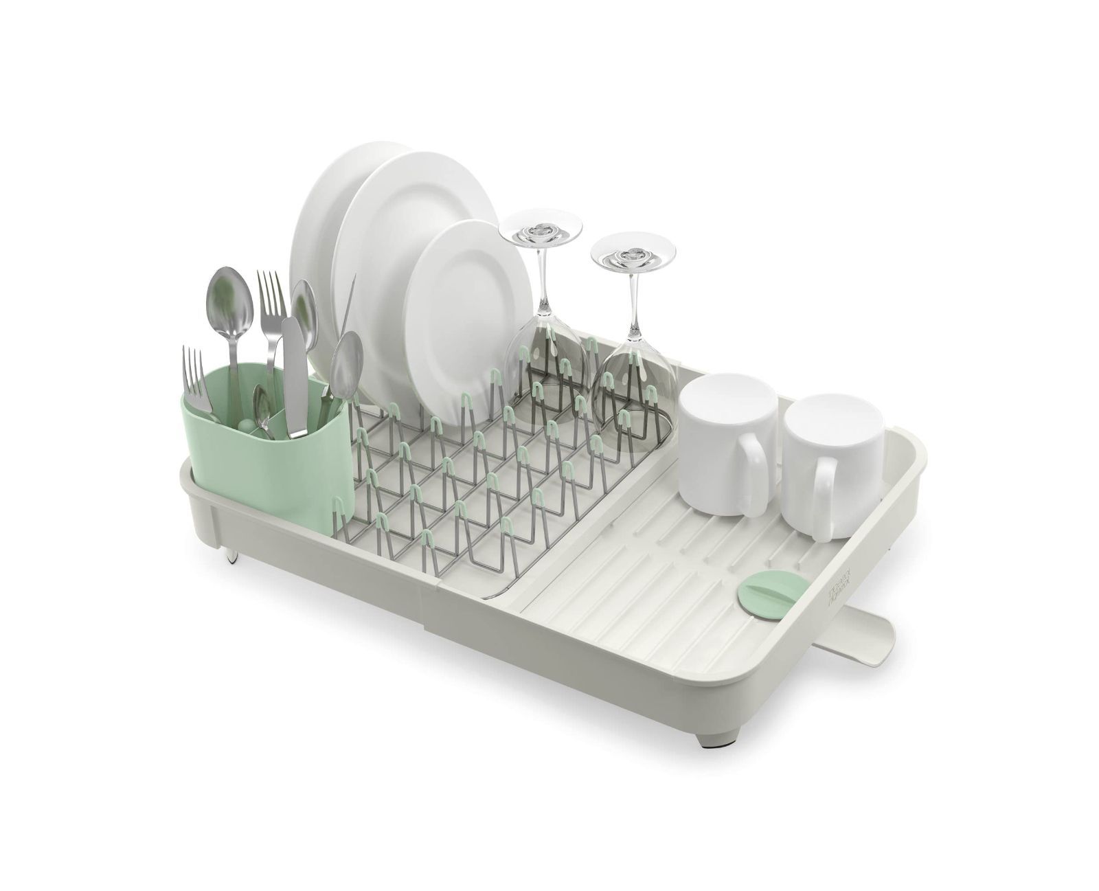  エクステンド ディッシュスタンド ディッシュラック 食器 伸張式 セージ 水切りラック ライトストーン ジョセフジョセフ Joseph 851652 その他 シンク コンロ用品