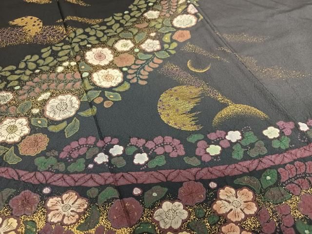 平和屋着物○吉乃一廉 幻の辻が花 訪問着 手描き 絞り 暈し染め 金彩