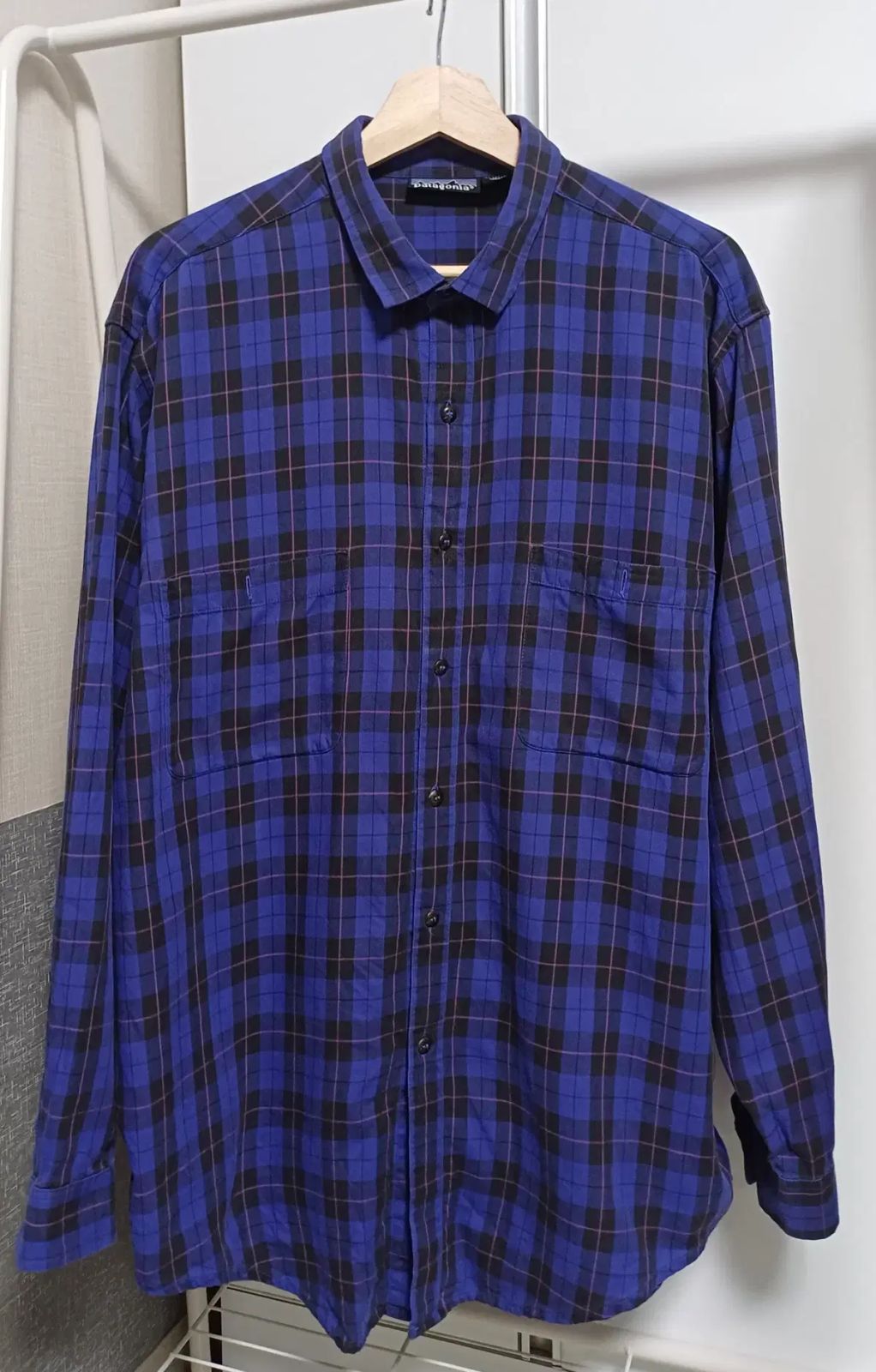 L 90s patagonia パタゴニア ヴィンテージ コットン CHECK シャツ