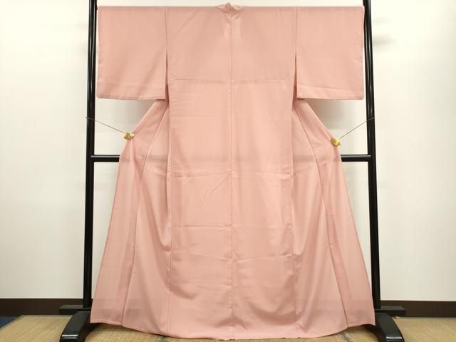 先着 タイムセール実施中! 平和屋着物 夏物 色無地 絽 宍色 洗える着物 CAAX6258ze 【BIG SALE！】