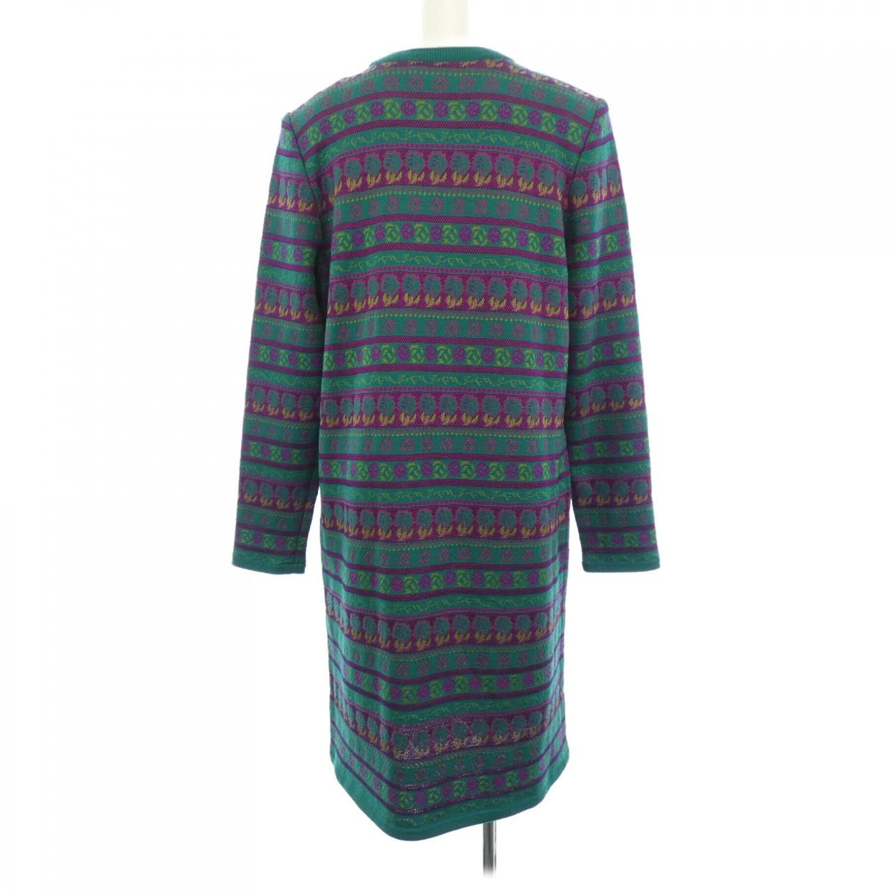 イブサンローラン ノーカラーワンピース ビンテージ Yves saint Laurent ワンピース ノーカラー ヴィンテージ 希少