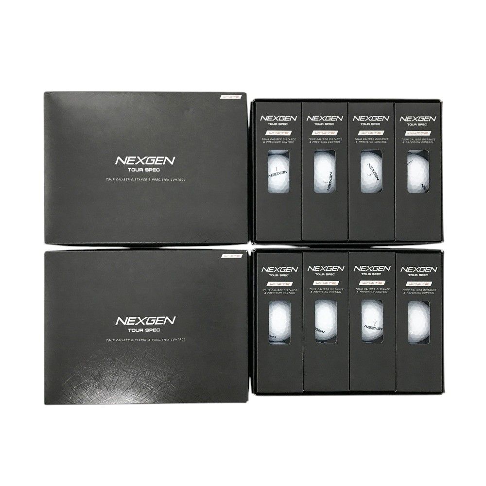 NEXGEN ネクスジェン 2025年モデル TOUR SPEC ゴルフボール 2ダース ホワイト系 240101527998 ゴルフウェア ストスト