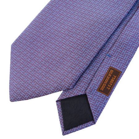 超美品 エルメス HERMES ネクタイ Hロゴ パープル シルク 100