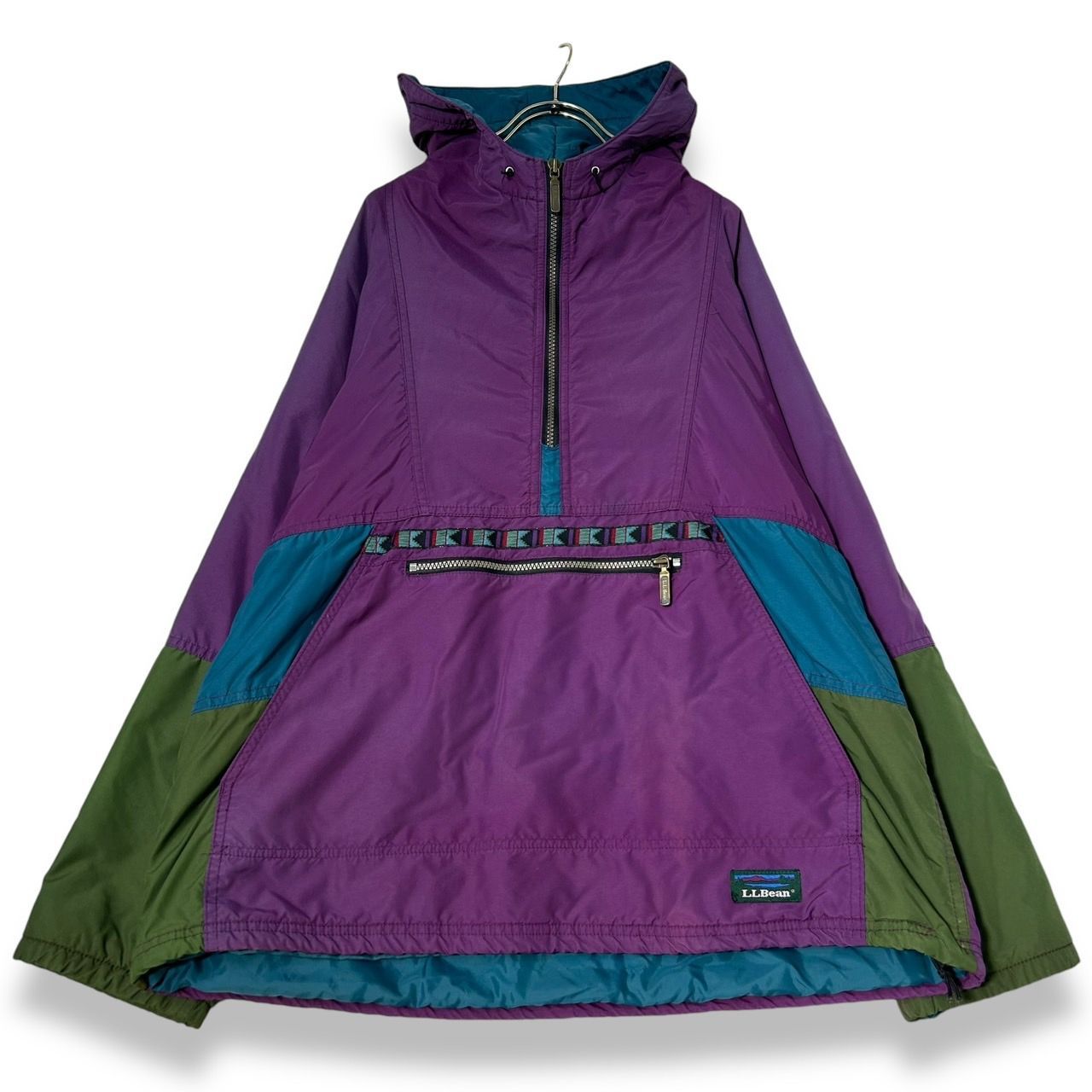古着 80年代 USA製 L.L.bean エルエルビーン アノラックパーカー 古着 80年代 USA製 L.L.bean エルエルビーン アノラックパーカー