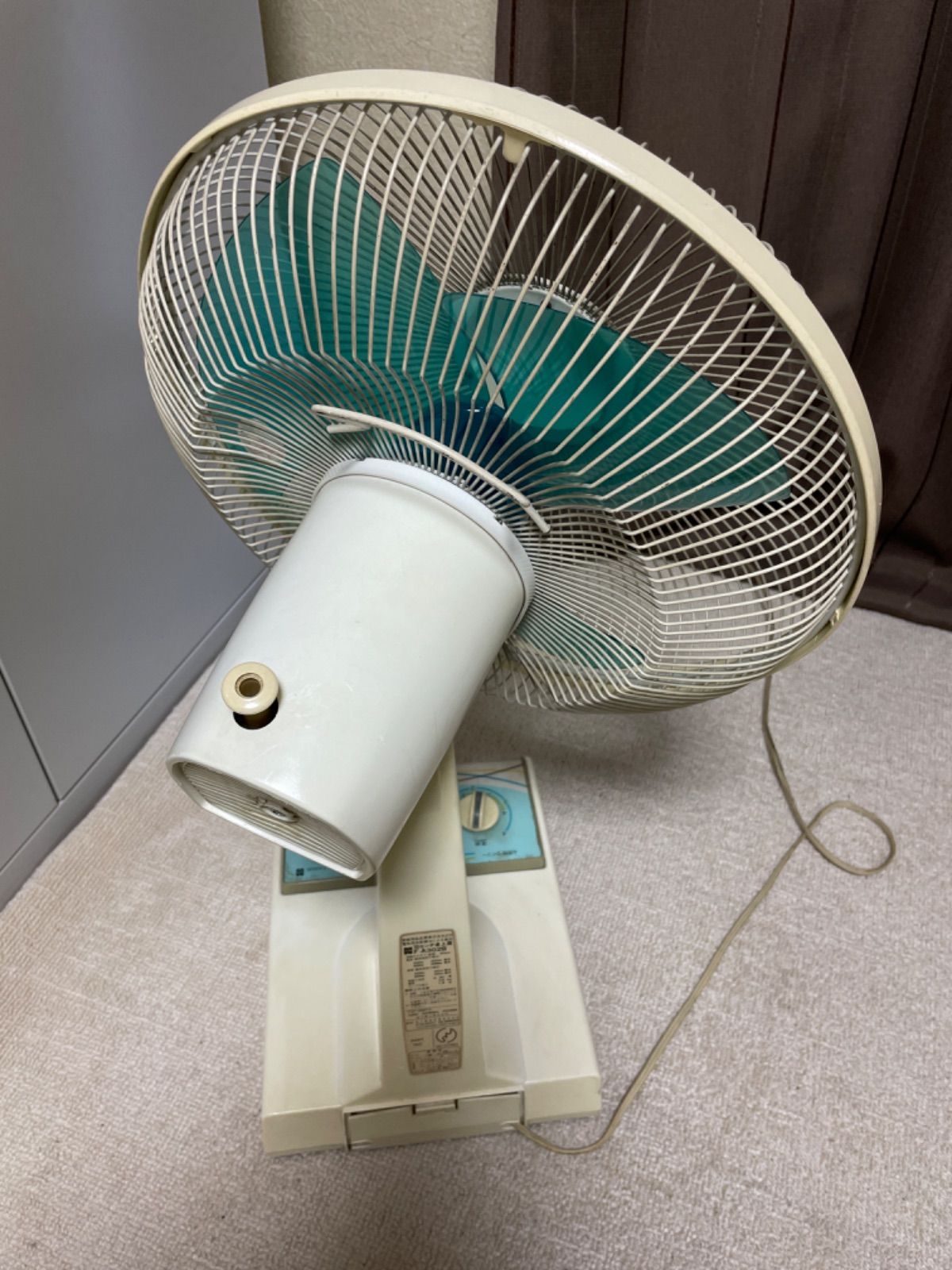 ナショナル 扇風機 レトロ 30センチ卓上扇 F-A302B - メルカリ