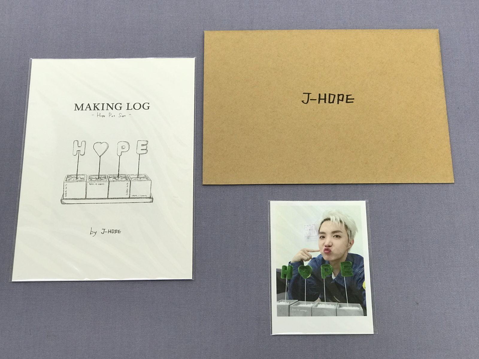 雑貨　ジェイホープ(BTS/防弾少年団) HOPE POT SET(植木鉢セット) 「ARTIST-MADE COLLECTION BY BTS」 ARTIST MADE COLLECTION j-hope HOPE POT SET – K-STAR