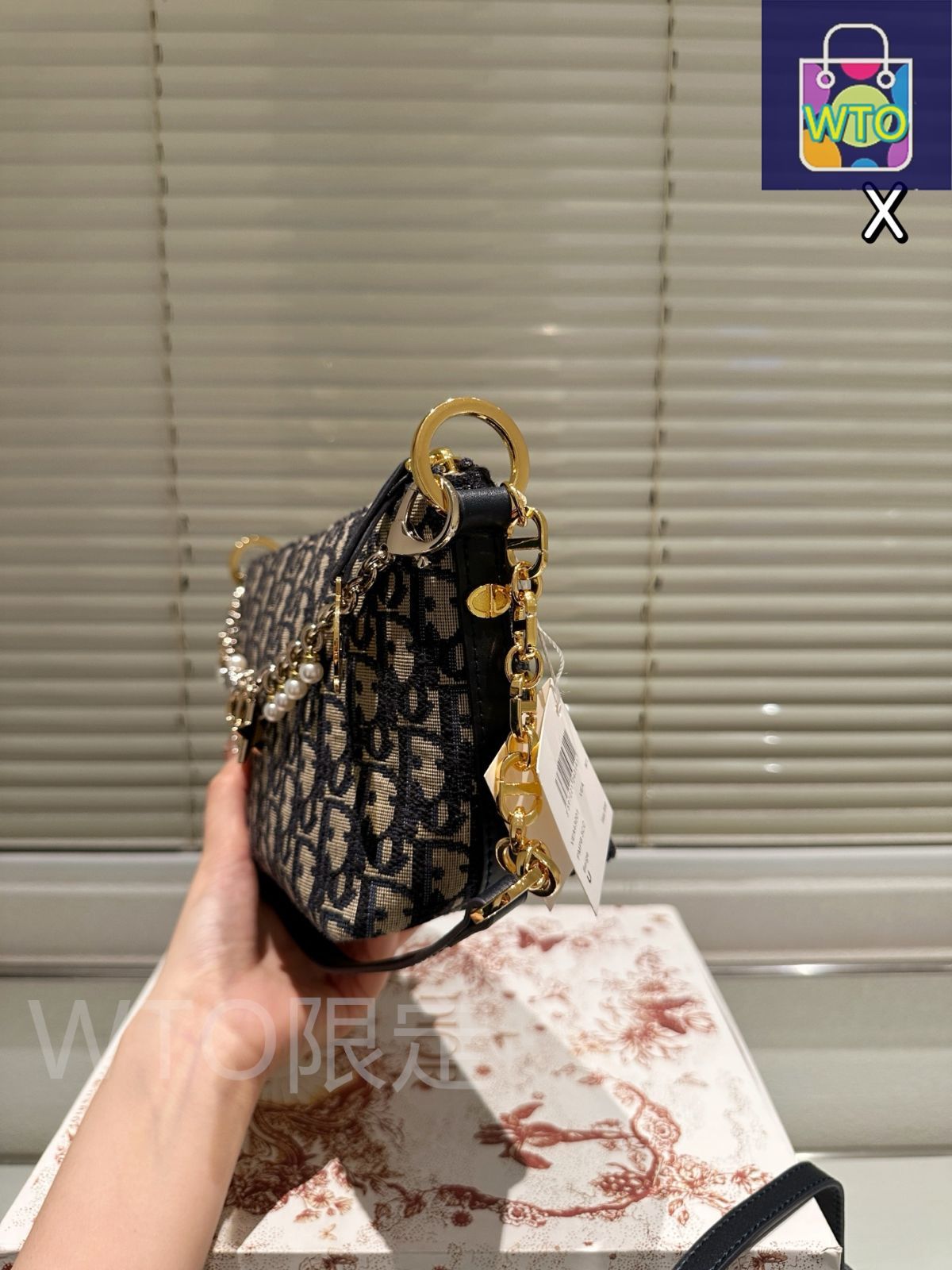 今日特価】Dior ディオール ホボスターチェーンハンドバッグ