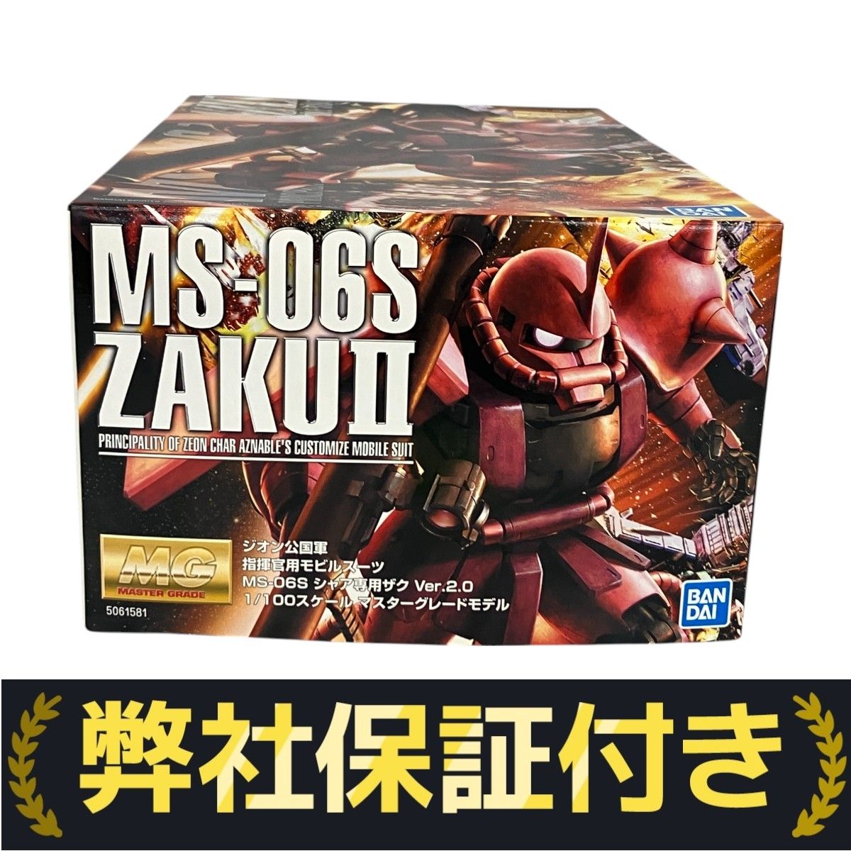 BANDAI 5061581 MG 1/100 ジオン公国軍 指揮官用モビルスーツ MS