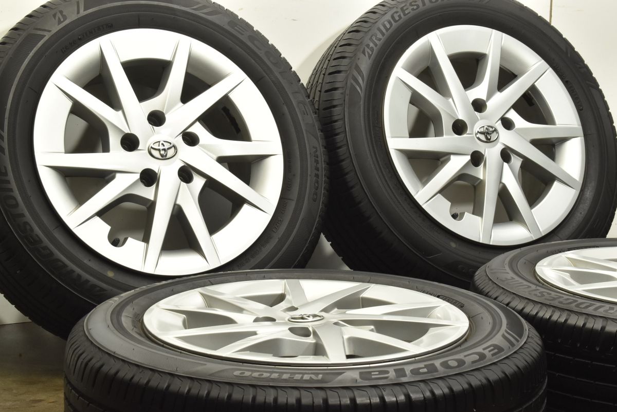 交換用に トヨタ プリウスα 純正 16in 6.5J 39 PCD114.3 ブリヂストン エコピア NH100 205 60R16 ノア ヴォクシー エスクァイア 流用