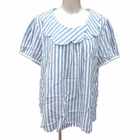 フランシュリッペ franche lippee ブラウス ストライプ 半袖 FL5 XXL  