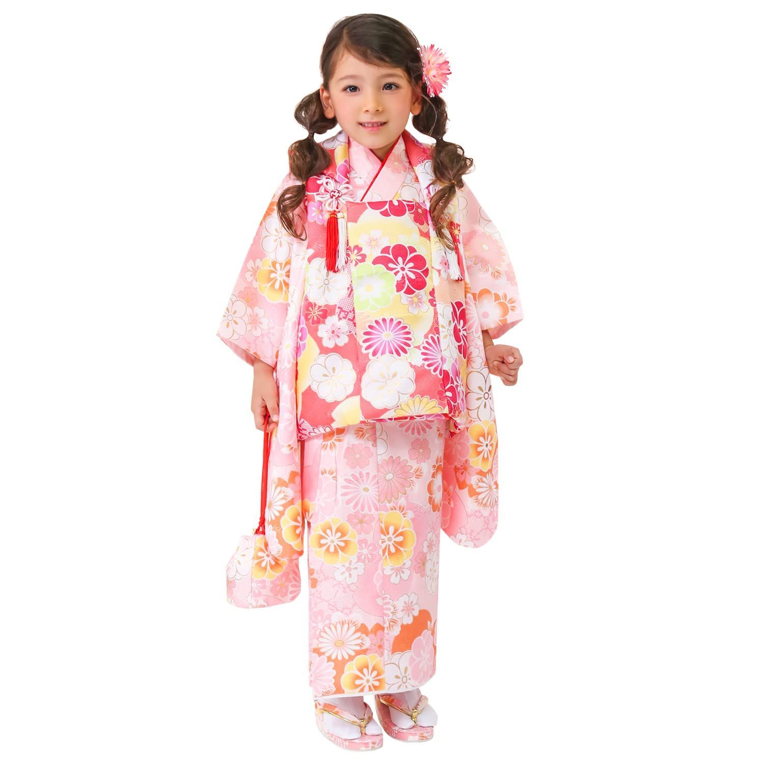 七五三　3歳　女の子　着物セット　KYOETSU キョウエツ