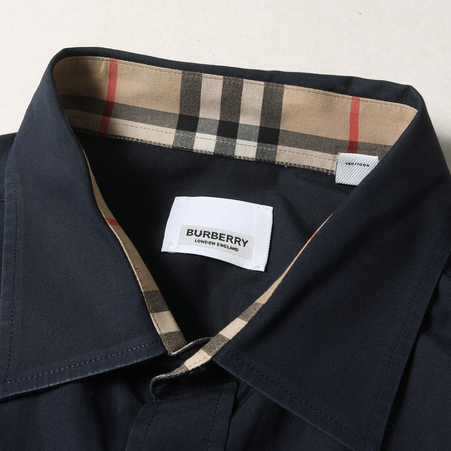 BURBERRY バーバリー シャツ サイズ:L 22AW ワンポイント TBロゴ 刺繍 