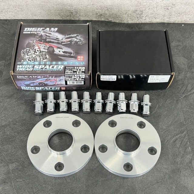 トヨタ デジキャン ワイドトレッドスペーサー ロングナット10個セット DIGICAM 114.3-5H 60-60 TWLN10 065096 22851