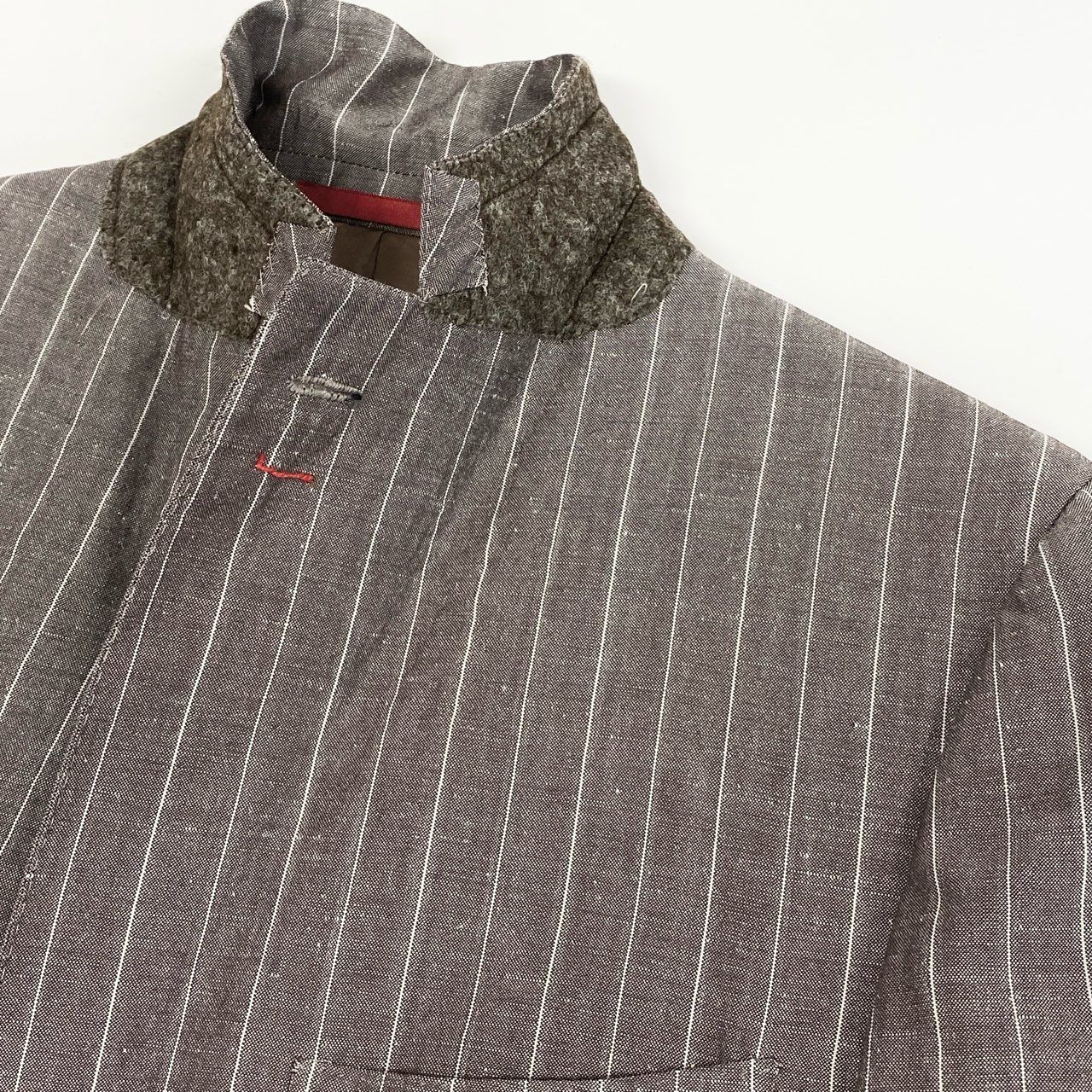 カ*メ様 ISAIA イザイア　ブラウン テーラードジャケット　46 イタリア製 ISAIA イザイア ブラウン テーラードジャケット 46 イタリア製