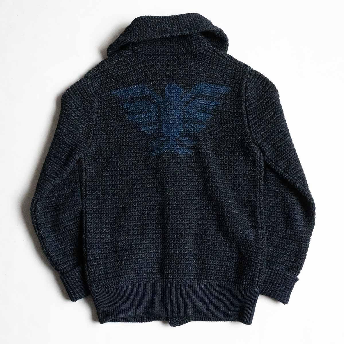 雰囲気抜群】RRL 【 HAND KNIT Cardigan】XS ショールカラー