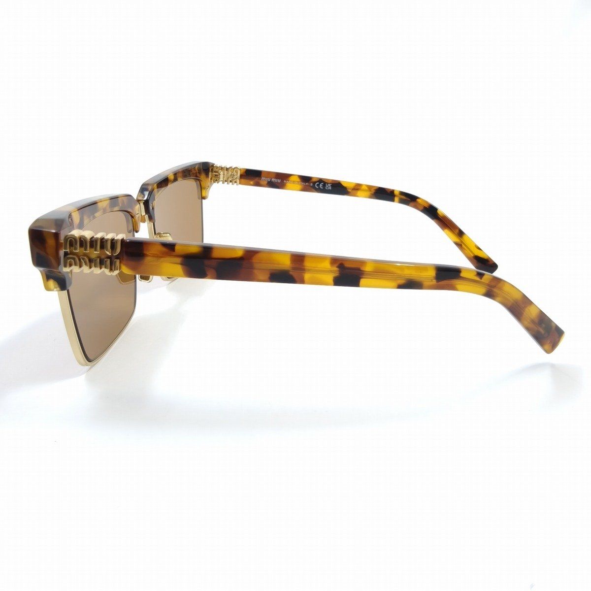 MIU MIU ミュウミュウ ランウェイ サングラス SMU10Z キャメル