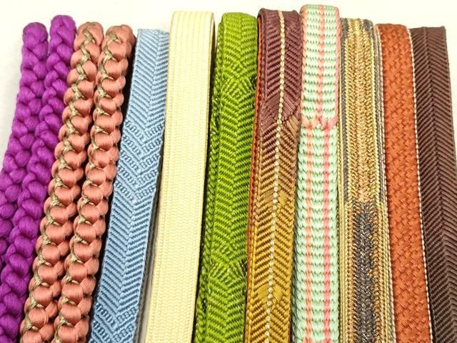 平和屋着物○和装小物 帯締め10本セット 逸品 未使用 CAAM9887xe