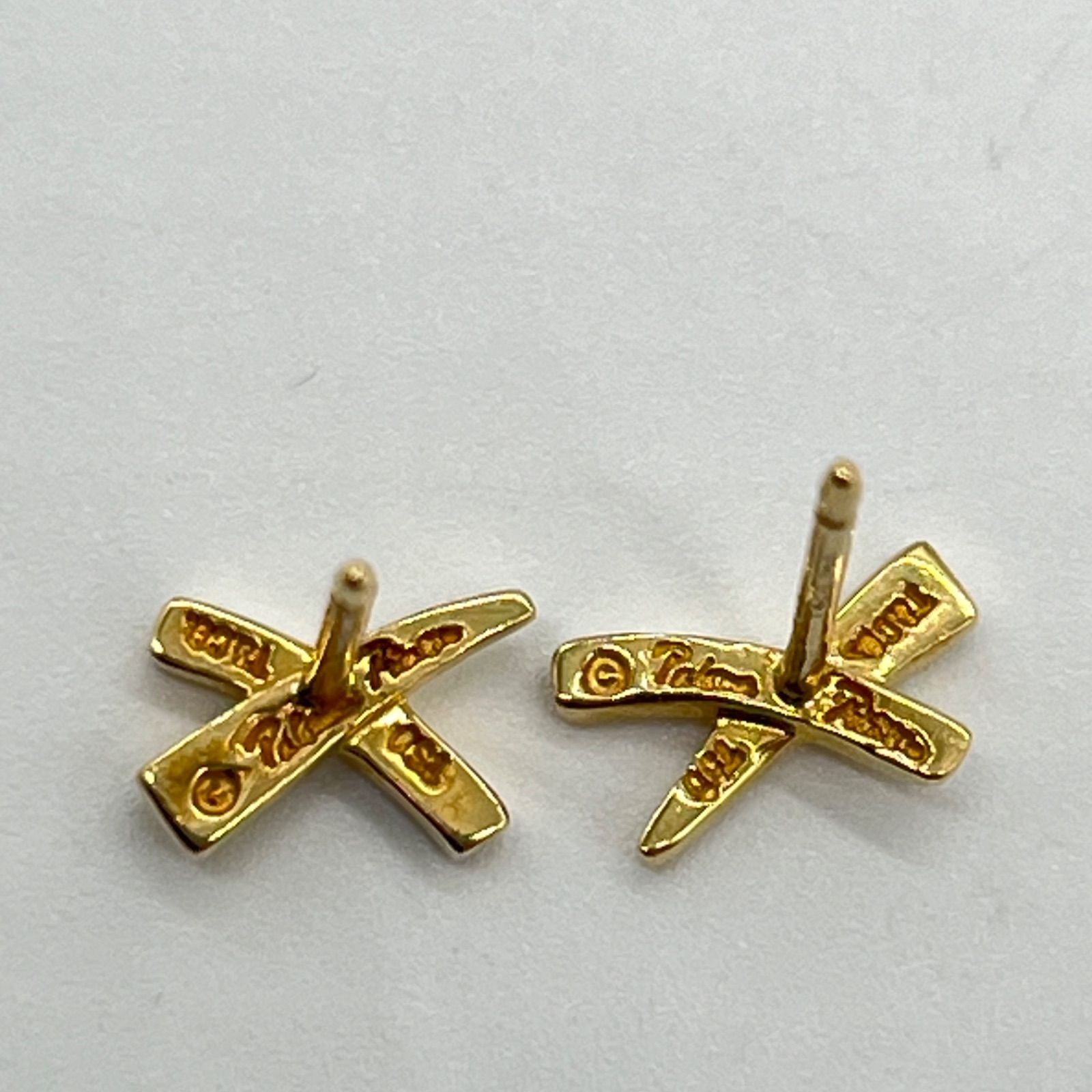 TIFFANY&Co. ティファニー　キスピアス　750YG ティファニー キス パロマピカソ ピアス 750YG