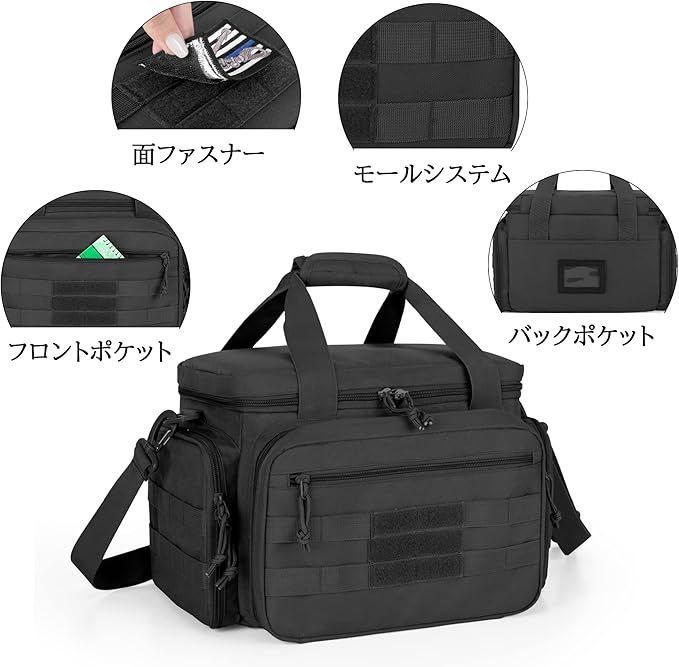 DSLEAF 4丁収納 ピストルバッグ ピストルケース : ピストル ピストルレンジバッグ ハンドガンケース Pistol Storage Case 4-Pistol Bag DSLEAF: -
