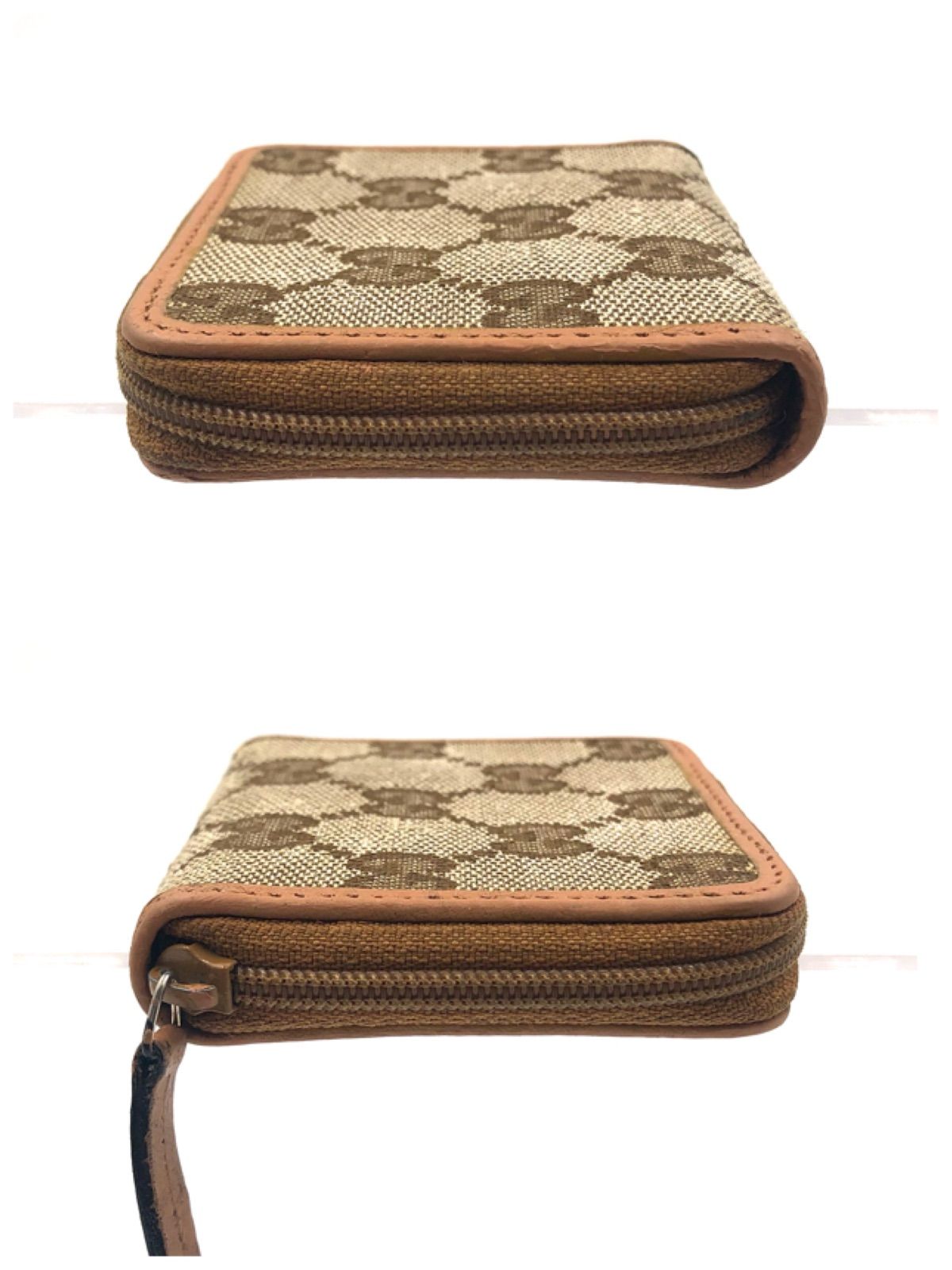 新品　GUCCI グッチ　コインケース　ブラウン 楽天市場】グッチ GUCCI ジップアラウンド 財布 コインケース