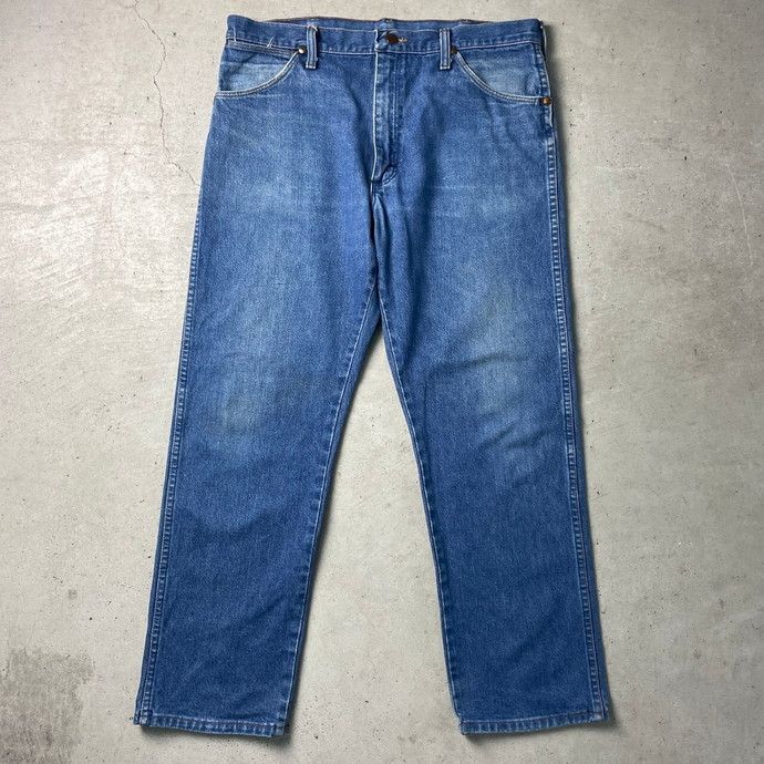 90年代 90s USA製 Wrangler ラングラー ストレート デニムパンツ W34 