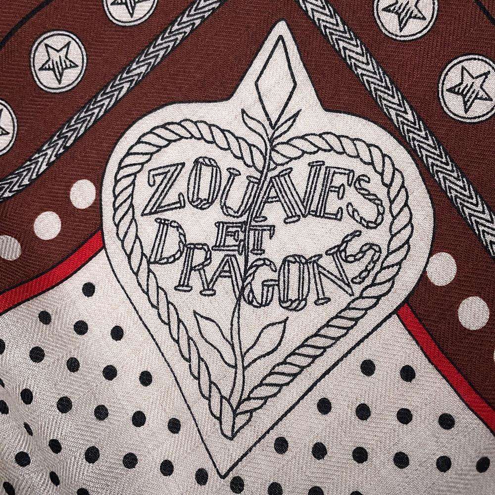 エルメス ストール カレ140 ズアヴとドラゴン バンダナ ZOUAVES