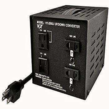 【中古】【輸入品・未使用】VCT VT-2000J - Japanese Step Up/Down Voltage Transformer Converts Japan 100 Volts To 110V OR Vice Versa - 2000 Watt b