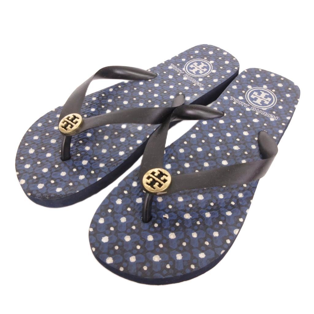 トリーバーチ TORY BURCH ビーチサンダル ビーサン トング 総柄