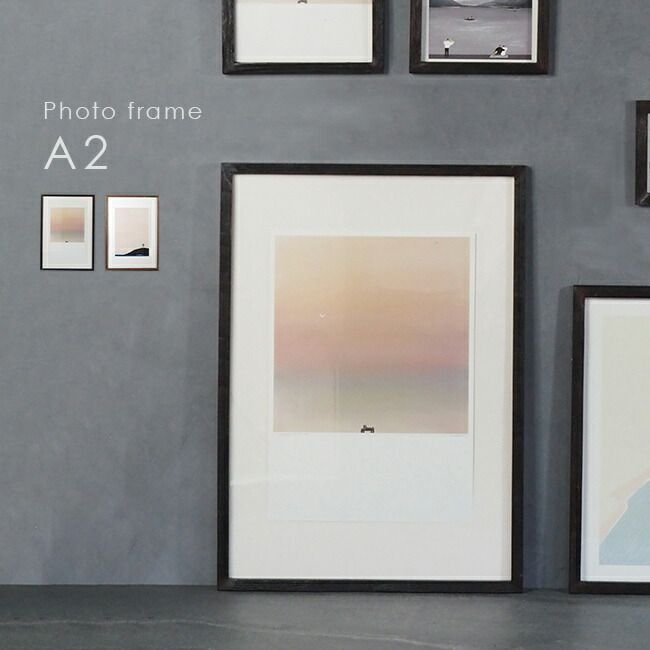 佐川急便配送 ナチュラル H-A2 n チーク古材フレーム A2サイズ 42×59.4cm ポスターフレーム A2 木製 フォトフレーム 写真 ポスター 額縁 木枠 木製フレーム 木 額 フォト フレーム アート 壁掛け 置き型 壁 立てかけ 壁面