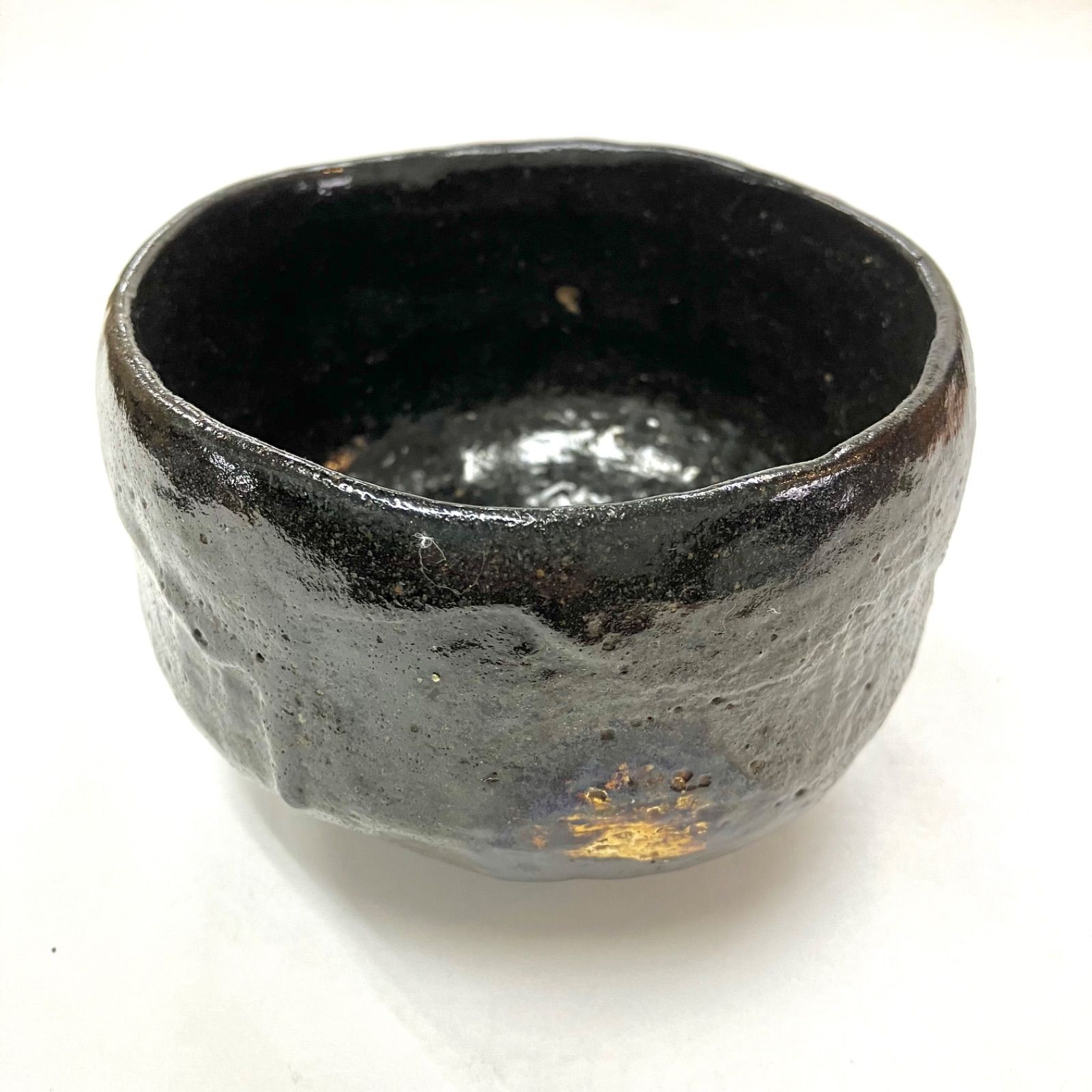 美品⭐️黒楽茶碗】 黒茶碗 抹茶碗 茶碗 茶器 茶道具 『楽印