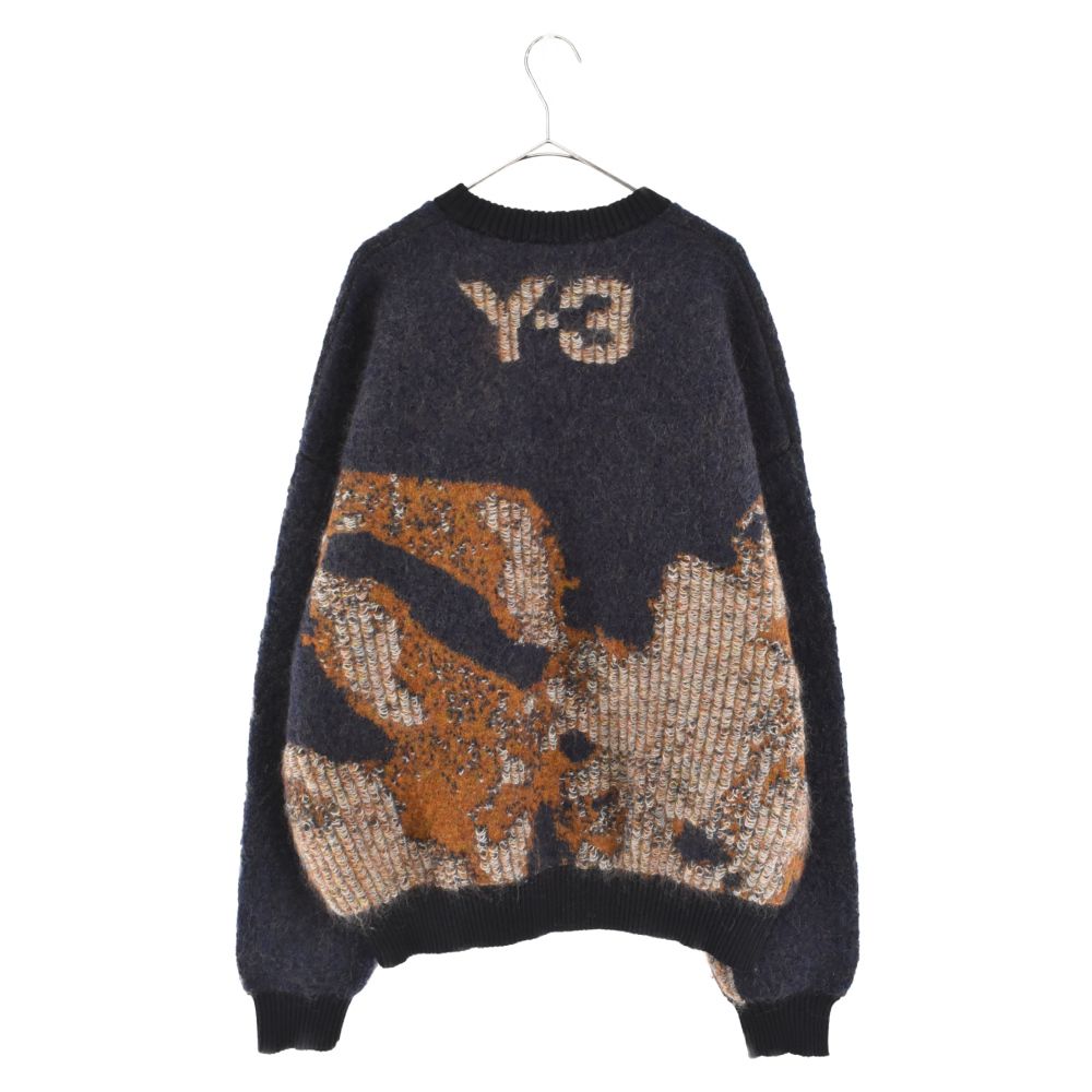 Y-3 (ワイスリー) 21AW U CH1 CAMO KNIT CREW SWEATER 総柄クルー 