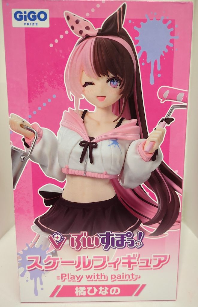 GIGO ぶいすぽ 橘ひなの Play with paint フィギュア　2体 GIGO ぶいすぽ 橘ひなの Play with paint フィギュア 2体 - メルカリ