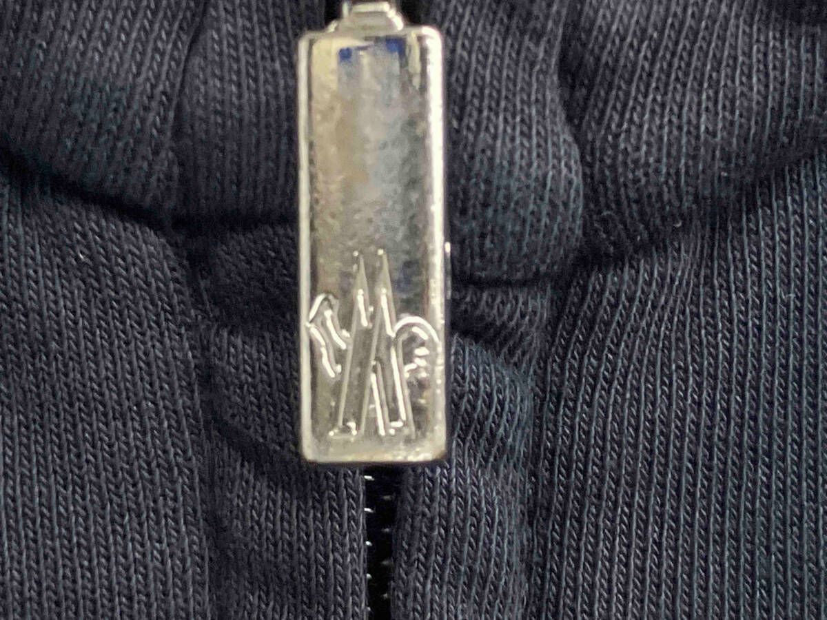MONCLER|モンクレール|パーカー|ジップアップ|ブラック|色褪せ有|140cm