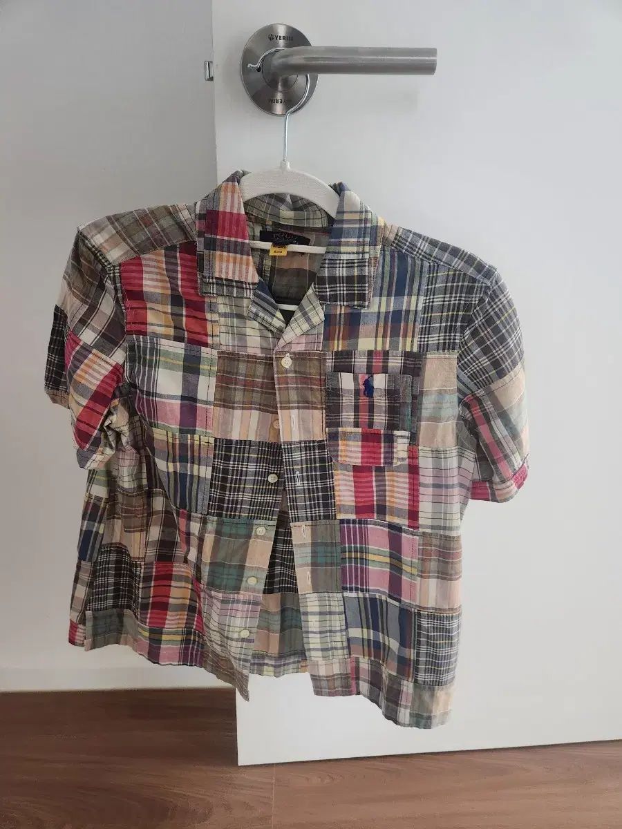 ポロ キッズ マドラスチェックシャツ M