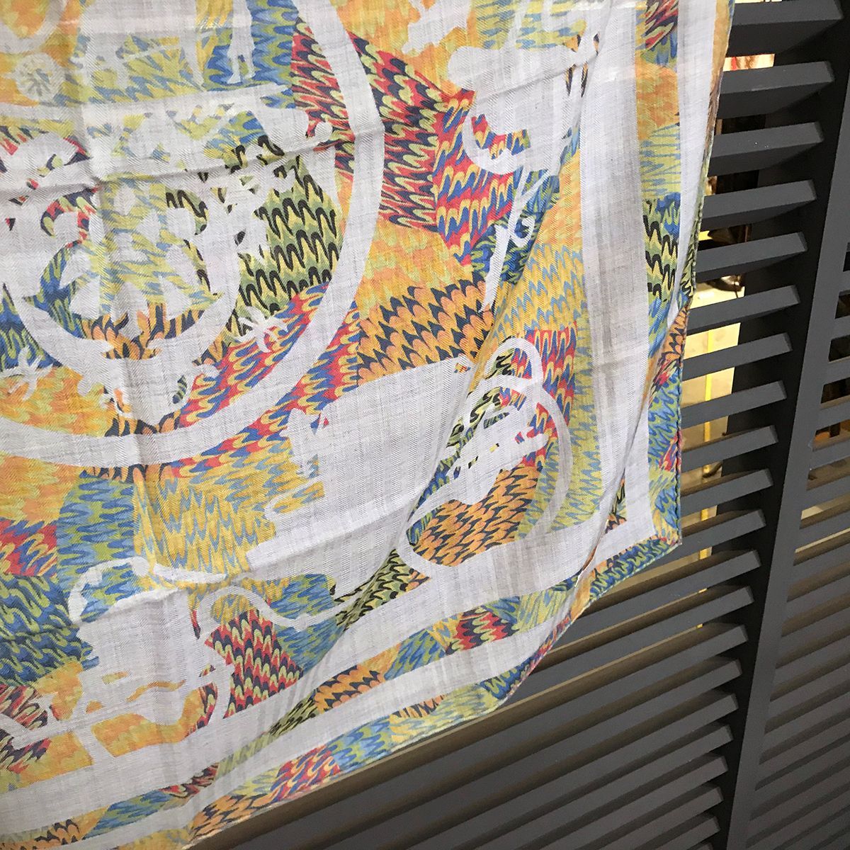 新品未使用 エルメス カレ90 超入手困難 マーブルシルク エクスリブリス