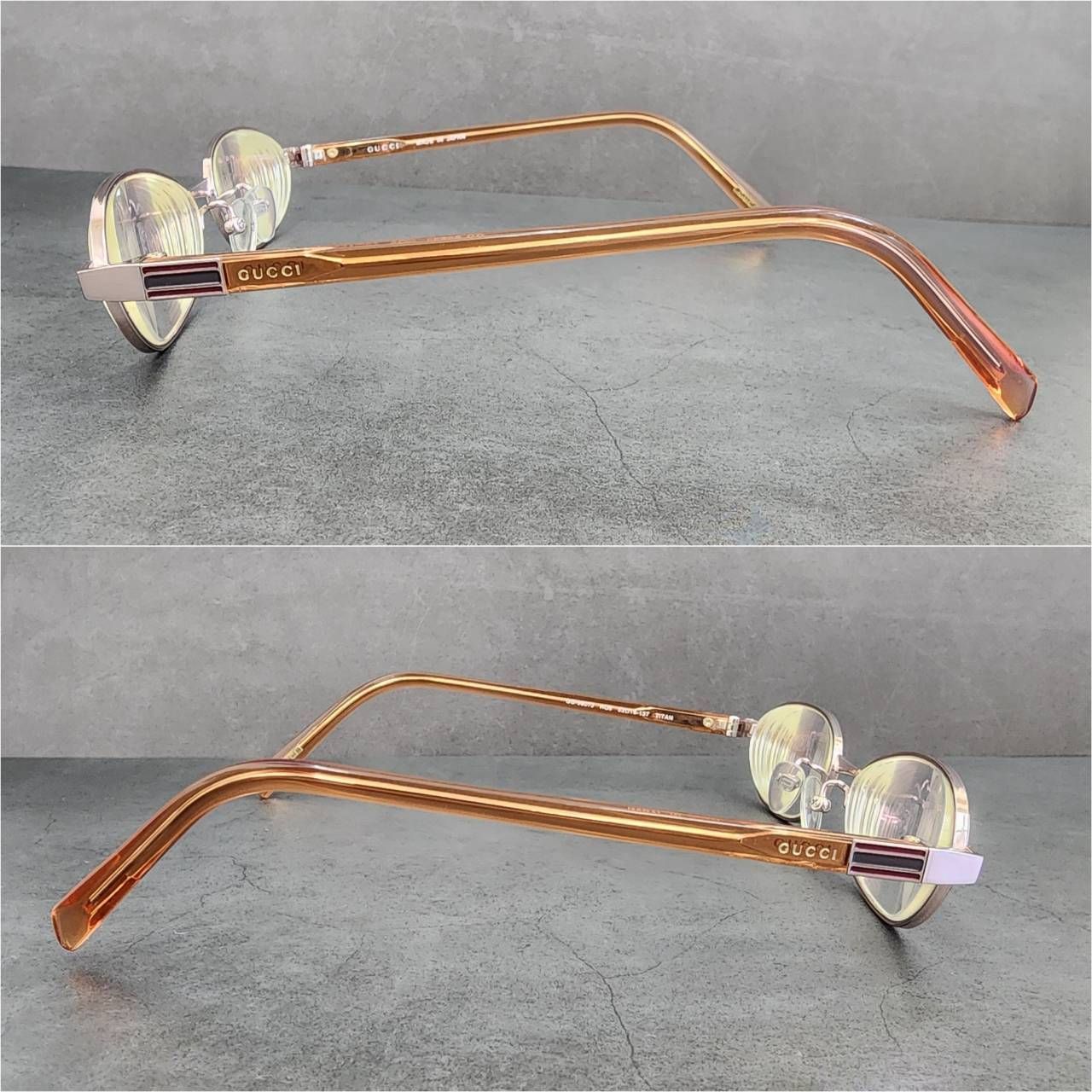 GUCCI グッチ 眼鏡 GG-9607J 52□16-137 ケース付き アイウェア