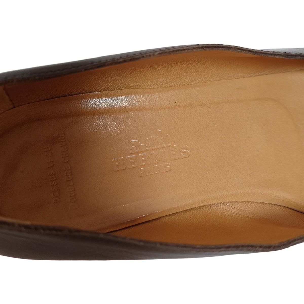 HERMES(エルメス) ローファー 35 1/2 レディース ケリー ダーク