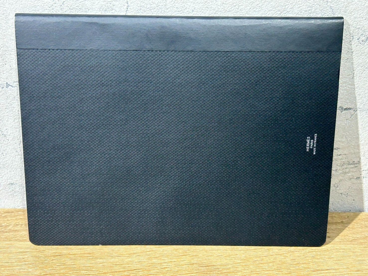 HERMES ノート Hermes Red Chevre Mysore Goat Leather Notepad Pendant with