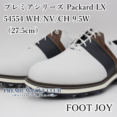 フットジョイ プレミアシリーズ パッカード Packard LX 54554 シューズ ホワイト|ネイビー|Chestnut 9.5W 27.5cm 日本未発売 US天然皮革モデル