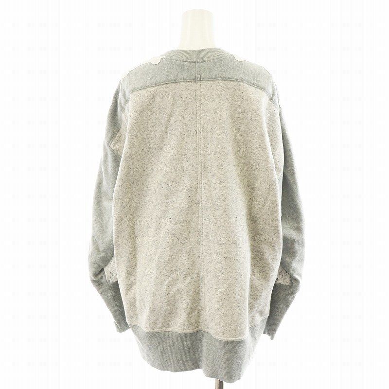 other - フォルフォルモ Lace Sweat Tops スウェット レース グレー 白 フォルフォルモ Lace Sweat Tops スウェット レース グレー 白