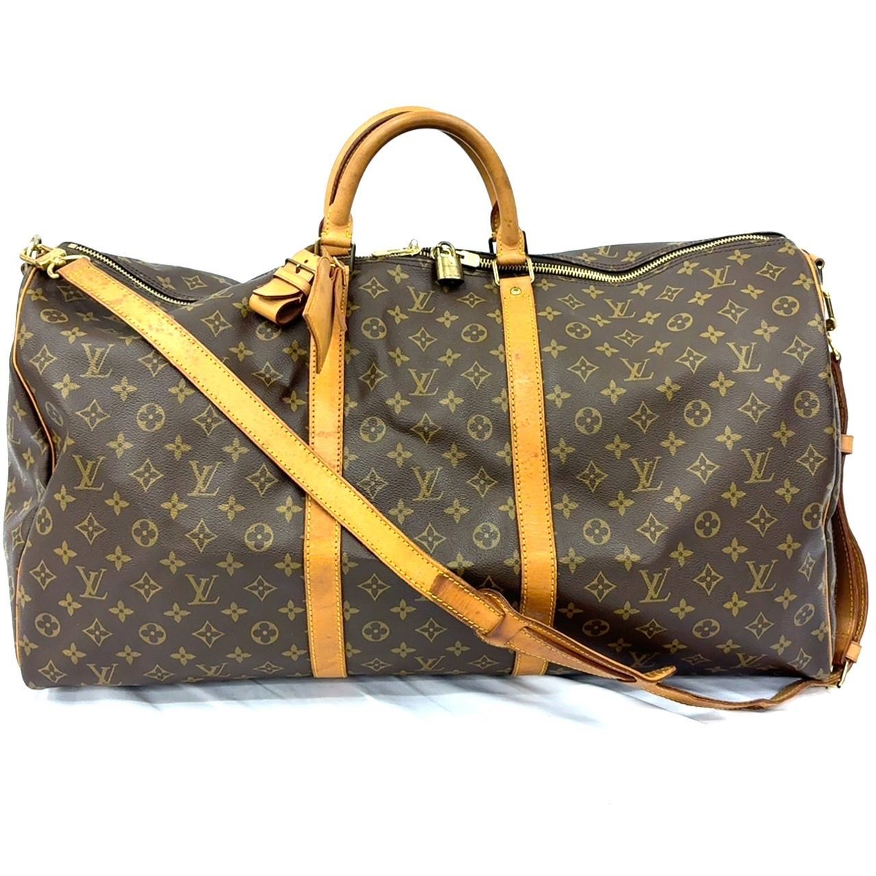 ルイヴィトンキーポルバンドリエール 55 14145 ブラウン レディース