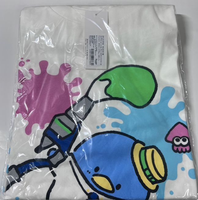 サンリオ 任天堂 スプラトゥーン2 タキシードサム コラボ Tシャツ L