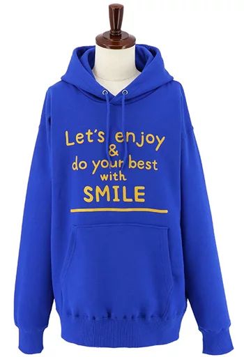 アウターウェア キャラクター 乙倉悠貴とお揃いパーカー ブルー ユニセックスXLサイズ アイドルマスター シンデレラガールズ