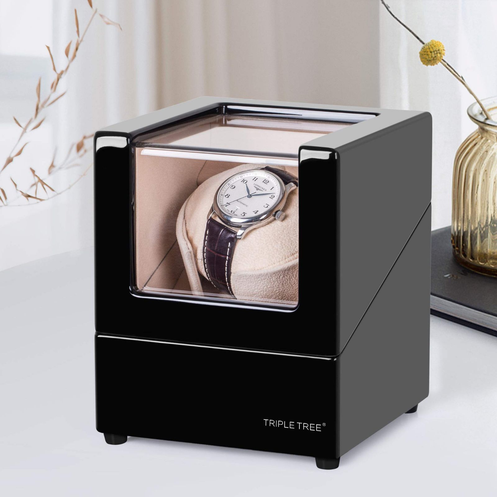 ウォッチワインダー]Watch winder 信頼のマブチモーター シングル