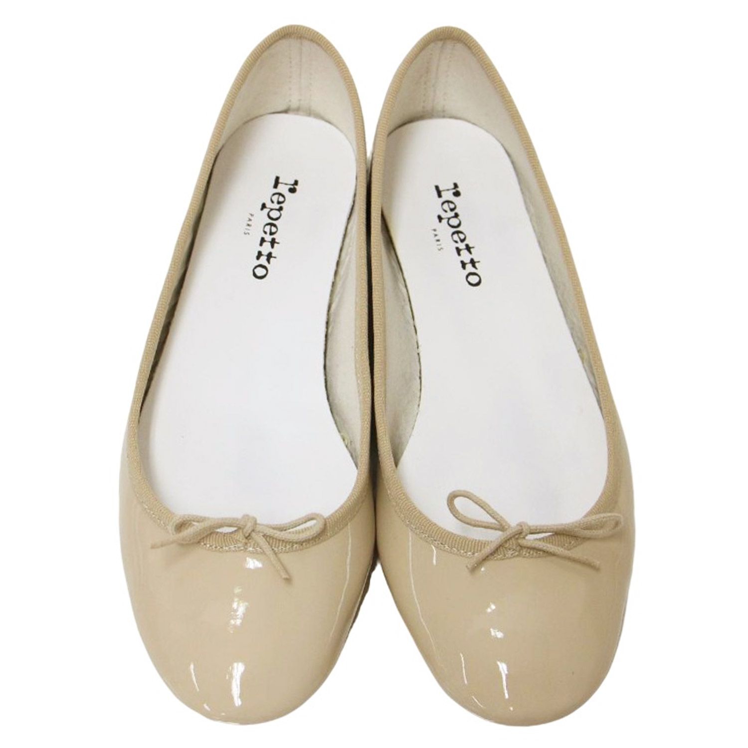 nomari 様　repetto ベージュ バレエシューズ　38 Repetto レペット バレエシューズ ベージュ38(24cm) パテント