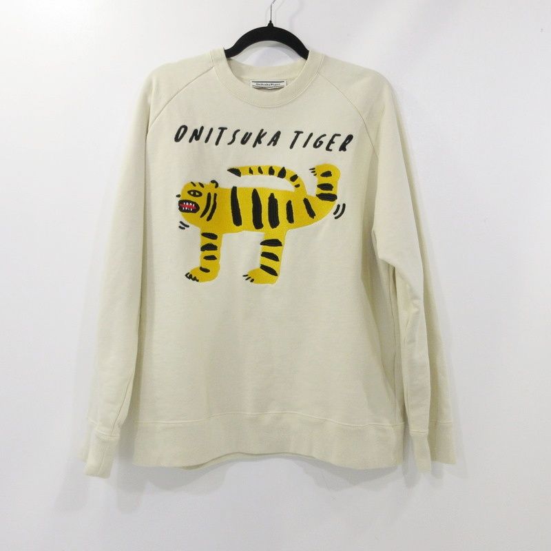 姫路東店 ONITSUKA TIGER | オニツカタイガー スウェット SWEAT TOP 2183A996 ベージュ サイズ M 101