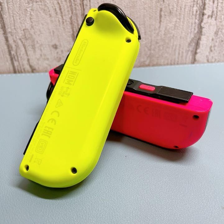美品 人気カラー ピンク イエロー Switch 左右セット ジョイコン Switch】Joy-Con(L) パステルピンク/(R) パステルイエロー
