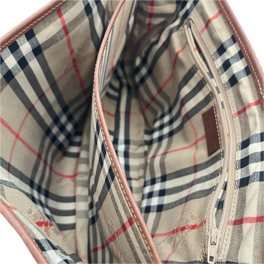 BURBERRY バーバリー ショルダーバッグ レザー メッセンジャー