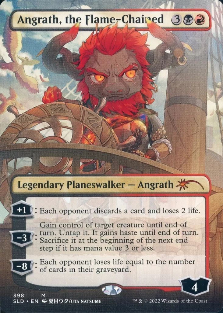 中古】マジックザギャザリング 398[神話R]：Angrath the Flame