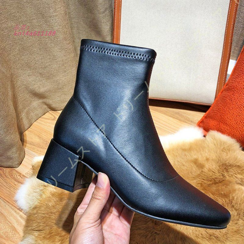 チャンキーヒール 幅広